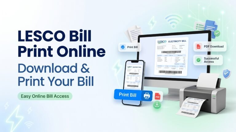 LESCO Bill Print Online