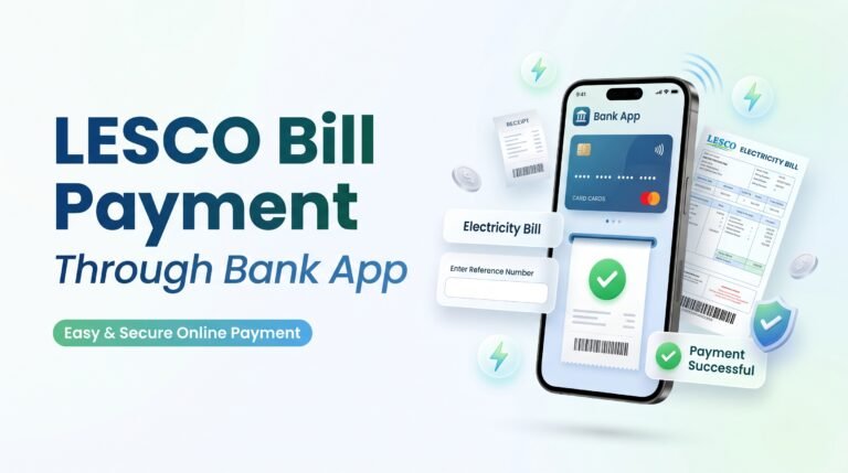 LESCO Bill Payment Through Bank App