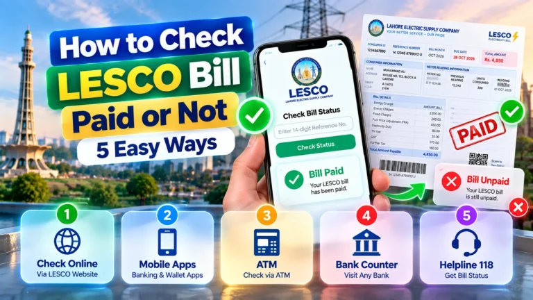 LESCO Bill Payment Status Guide
