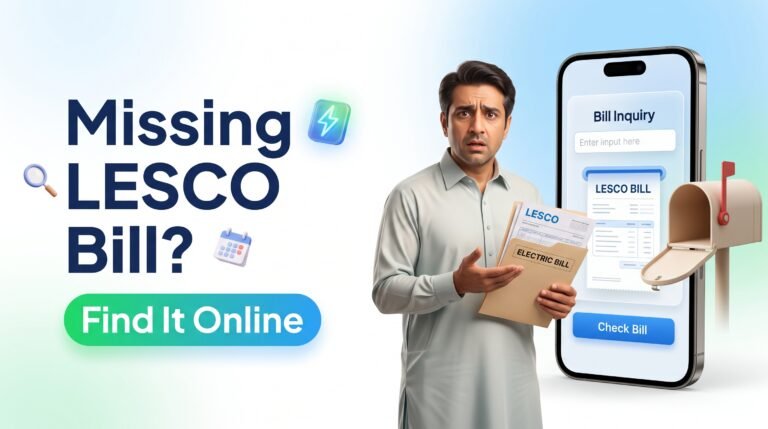 LESCO Bill Not Received