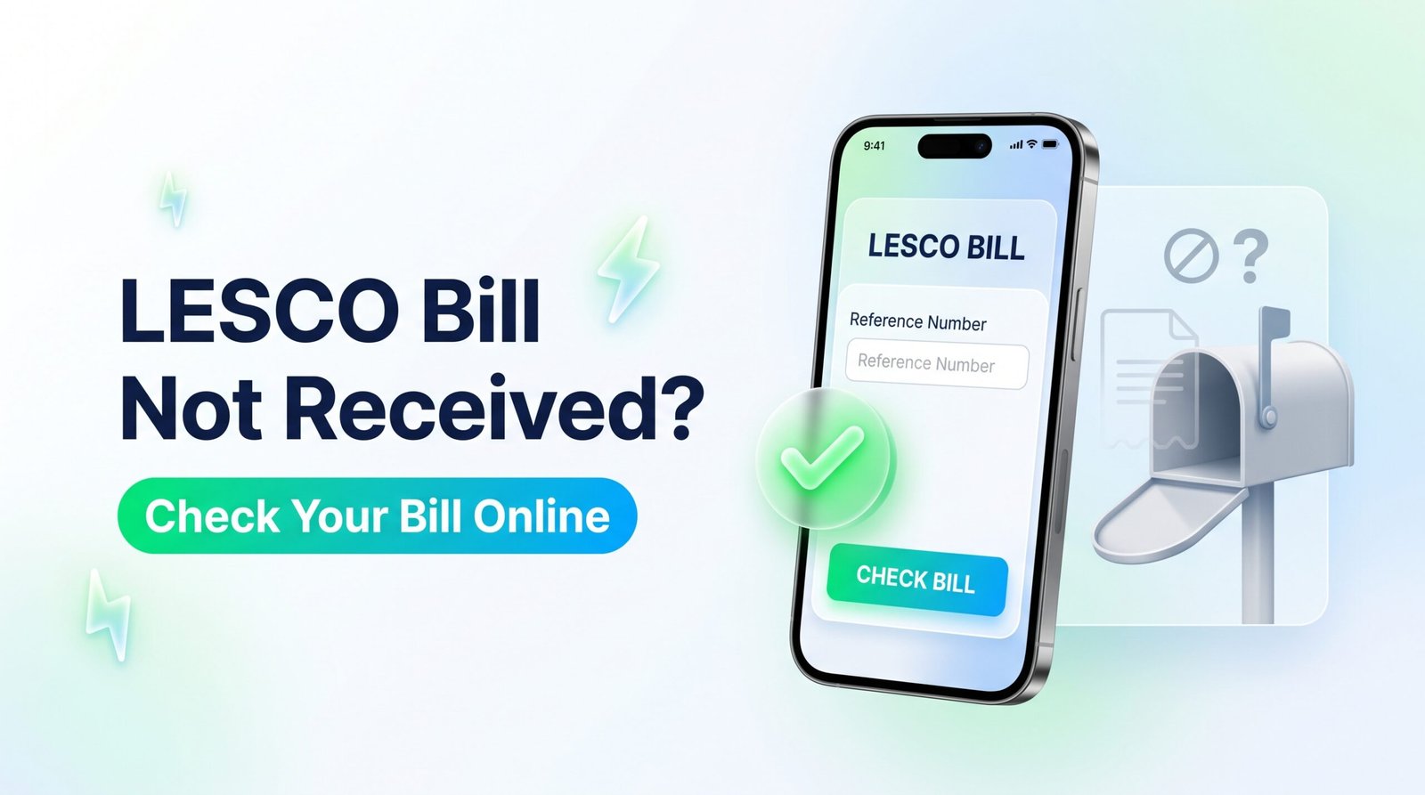 LESCO bill not received - check and download your electricity bill online