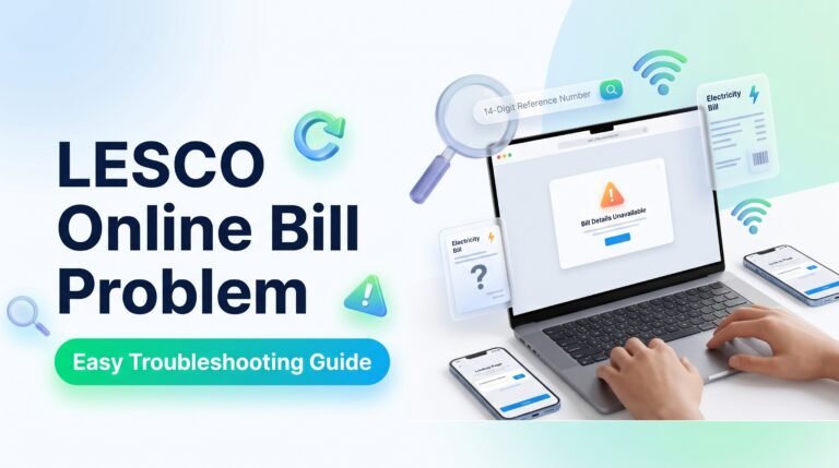 LESCO Bill Not Showing Online